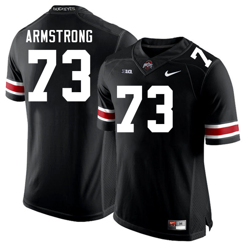 Men #73 Devontae Armstrong Ohio State Buckeyes College Football Jerseys Stitched-Black